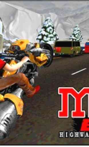 MMX Highway Bike Traffic Crash 1