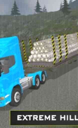 Fora estrada carga reboque pesado caminhão simulaç 2