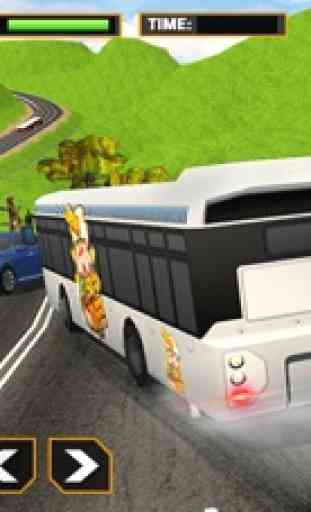 Real Off-road Colina Turista Ônibus Motorist 3D 2