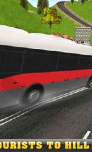 Real Off-road Colina Turista Ônibus Motorist 3D 3