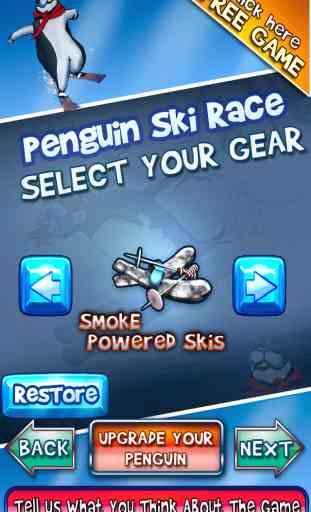 Pinguim de Esqui Top Race Jogo Grátis - Fácil Crianças Neve Corrida 3