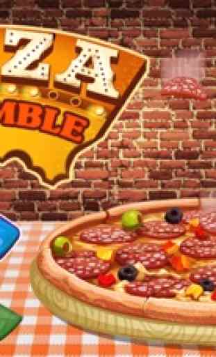 Pizza Scramble - louco rising star cozinha do chef meninas crianças jogo 3