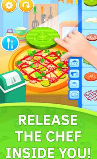 Jogos de criar sua própria pizza para crianças 4