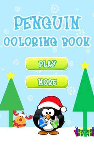 livro para colorir pinguim para crianças - meu clube vila esquimó 1