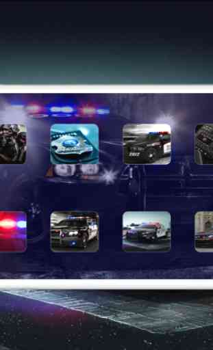 Police Siren Som ~ O melhor carro de rádio de emergência sons com strobe vermelho / azul (FREE) 2