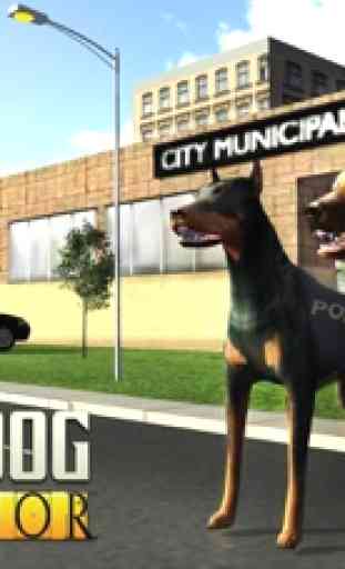 Polícia Dog perseguição Simulator 3D - Um jogo de simulação de perseguição aeroporto impossível 3