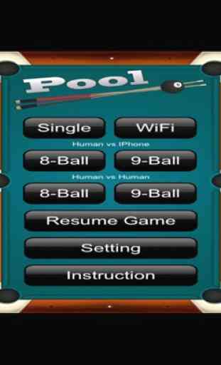 Pool Club - 8 Bola Bilhar, Jogo de bilhar de 9 bol 4