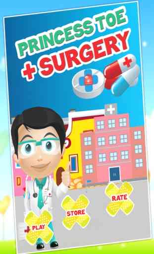 Princesa Toe Cirurgia - Crazy atendimento médico e cirurgião pé jogo para crianças 1