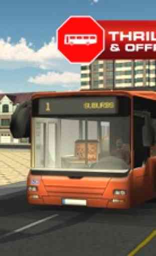 Público simulador de ônibus de transporte - Dever motorista completa em estradas movimentadas da cidade 3