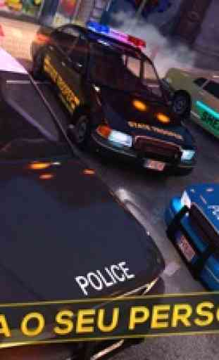 Carros de Polícia Furiosos: Corridas na Cidade 3D 3