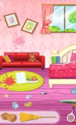 Cleanup Princess Room - Lavagem & jogo de decoração 2