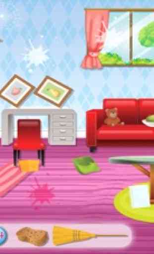 Cleanup Princess Room - Lavagem & jogo de decoração 4