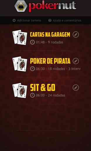 Pokernut Cronômetro de Torneio 1