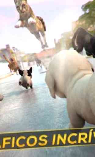 Puppy Simulator: Jogos de Corrida de Gato e Cão 3D 2