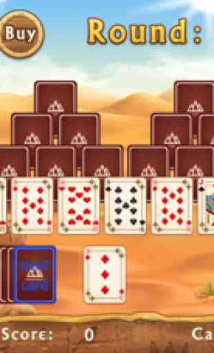 Pyramid Solitaire Egito. Melhor Jogo Egypt Solitaire. 2