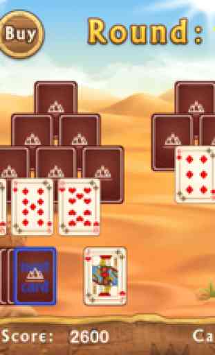 Pyramid Solitaire Egito. Melhor Jogo Egypt Solitaire. 3