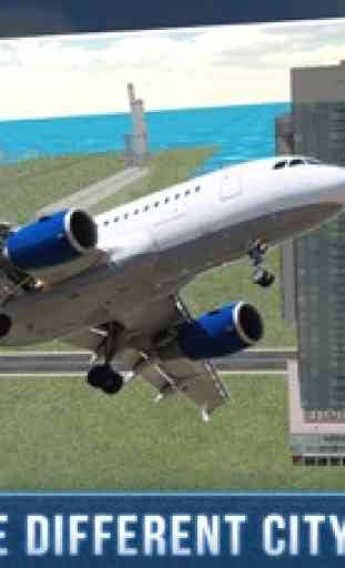 aeroporto verdadeiro simulador de avião aéreo cidade voo 4