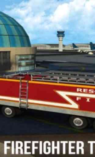 Bens aeroporto motorista do caminhão: Emergency bombeiro Salvamento 4