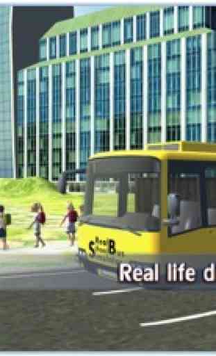 Simulador ônibus escolar reais - Dirigir veículo 1