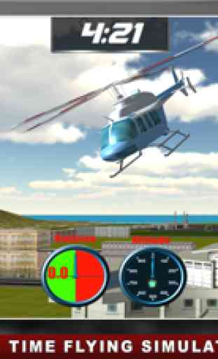 Voo Piloto Helicóptero Jogo 3D: Vôo Simulador 2