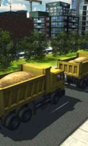 Areia Escavadeira Truck Simulator 3D - Construção pesada jogo de simulador de retroescavadeira 3