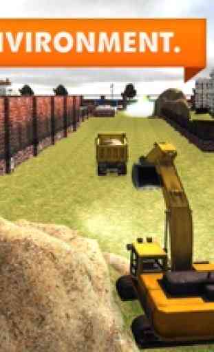 Areia Escavadeira Truck Simulator - 3D real jogo de guindaste de construção 1