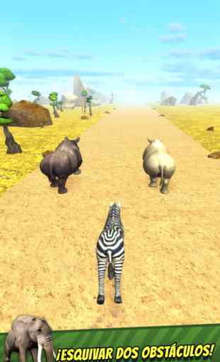 Safári Run Grátis - Jogo de Corrida de Animais Selvagens para Crianças 2