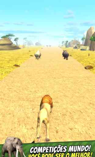 Safári Run Grátis - Jogo de Corrida de Animais Selvagens para Crianças 4
