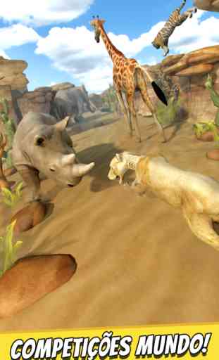 Corrida da Savana - Jogo Grátis de Simulação do Animais Selvagens 2