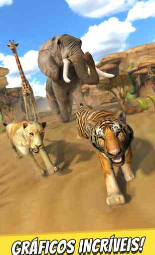 Corrida da Savana - Jogo Grátis de Simulação do Animais Selvagens 3
