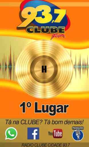Rádio Clube Cidade 93,7 FM 1
