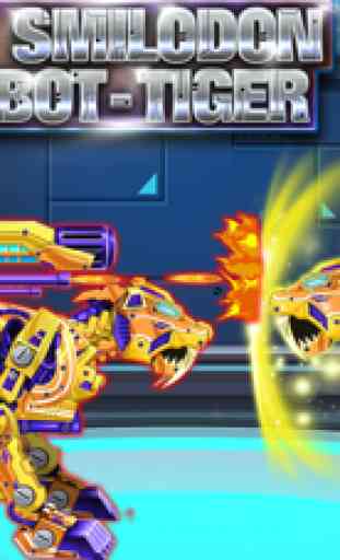 Robô Tigre Dragão Guerreiro - Robô Guerra 1
