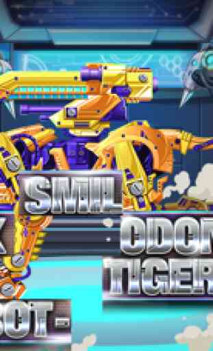 Robô Tigre Dragão Guerreiro - Robô Guerra 4