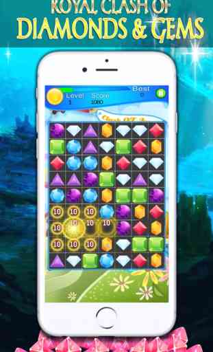Royal Clash of Diamonds and Gems - Puzzle 4