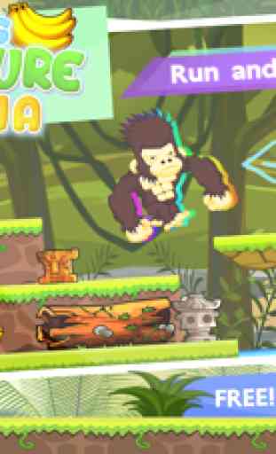Run Kong aventura Banana 2