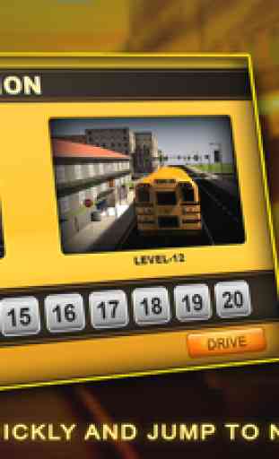 School Bus Simulator 3D - louca na cidade & Take desafios dever de estacionamento para o divertimento dos miúdos 3