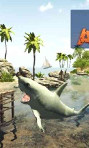 Shark Attack Survival Simulator 3D - Um predadores vingança irritada 3
