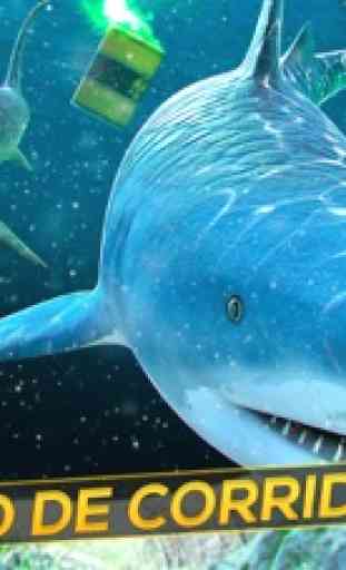 Tubarão Feliz no Mar . My Shark Show 3D 1
