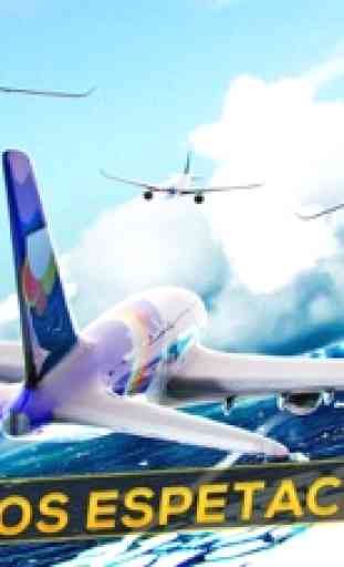 Voando para Sobrevivência: Simulador Aviões Grátis 2