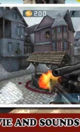 Tiro Sniper Guerra-Arma de Fogo Batalha de rodagem: Um FPS Jogo Clássico da cidade de Modern 2