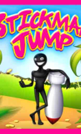 Homem Da Vara Do Salto: Super Vôo Jumper De Trampolim Jogo De Aventura De Guerra 2 (Stick-Man: Super Fight Jumper Trampoline War Adventure Game 2) 1