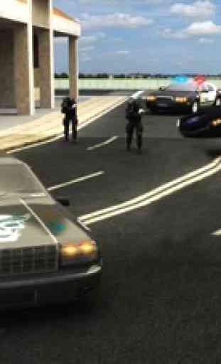 Super Mercado do motorista de carro 3D: Polícia tiro Gangster em Mad Crime City 4