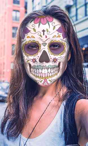 máscara de caveira mexicana 3