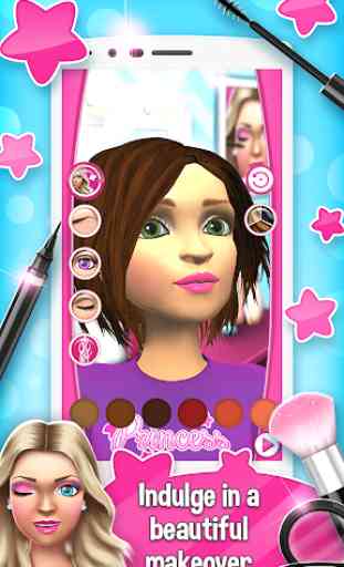 Jogos de maquiar 3D – Princesa 1