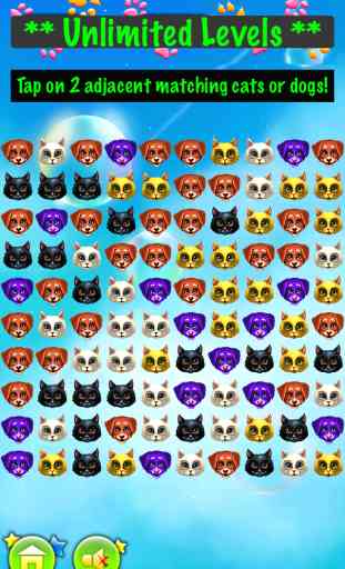 Toque em Cães e Gatos Gratuito - Melhor Super Fun Rescue the Puzzle Pet (Tap Cats & Dogs Free - Best Super Fun Rescue the Pet Puzzle Game) 1