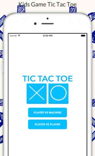Tic Tac Toe-Fun Kids Puzzle Game Grátis 1