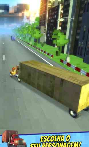 Truck Survival Block Games - Mine Jogo de Caminhão da Corrida 3D Grátis 3