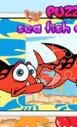 Toddler Sea Fish Jigsaw Puzzle Activity Educational Games 1