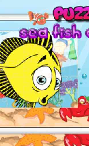 Toddler Sea Fish Jigsaw Puzzle Activity Educational Games 2