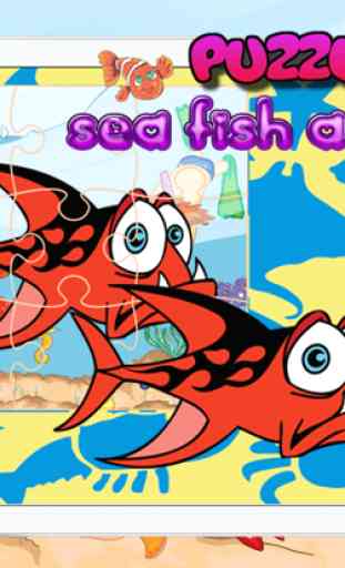 Toddler Sea Fish Jigsaw Puzzle Activity Educational Games 4